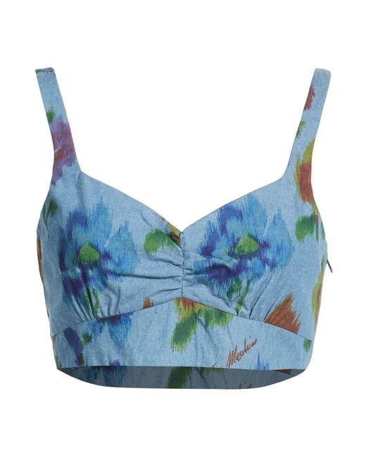 Boutique Moschino Blue Slate Top Cotton