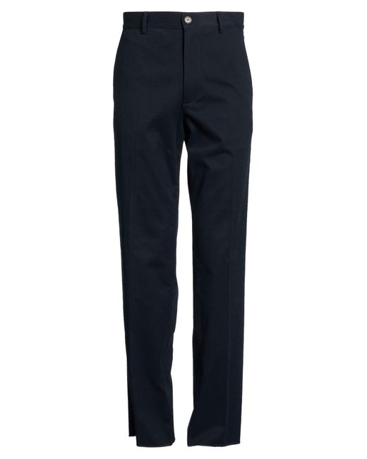 Tod's Blue Midnight Pants Cotton, Cashmere, Elastane for men