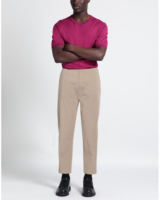 PT Torino Natural Khaki Pants Polyester for men