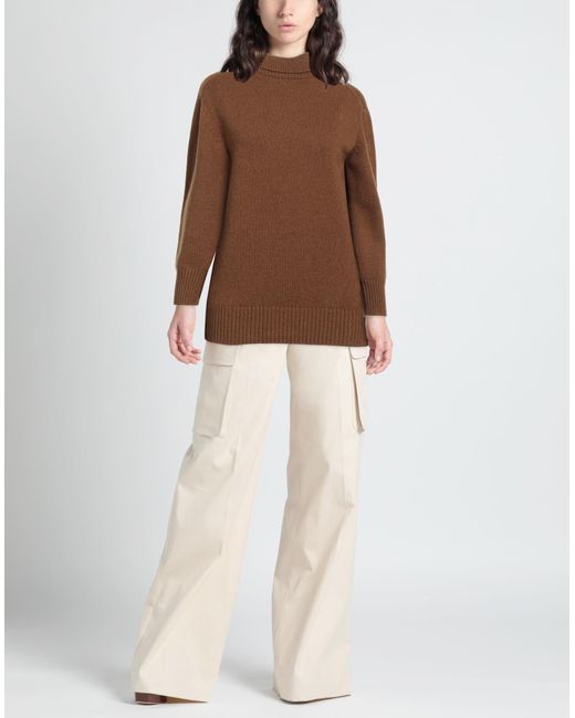 The Row Brown Turtleneck