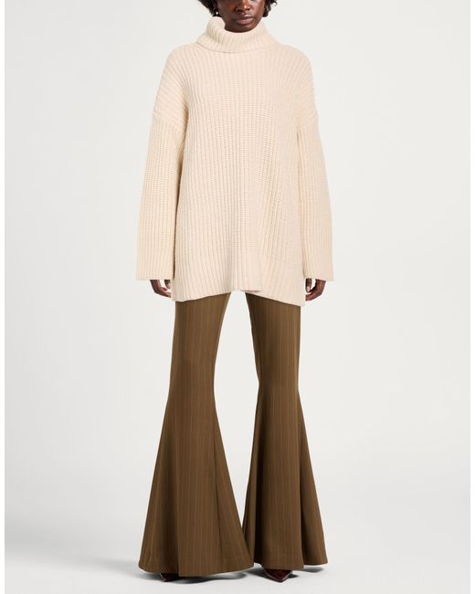 Aniye By Natural Ivory Turtleneck Polyamide, Wool, Viscose, Cashmere, Polyester