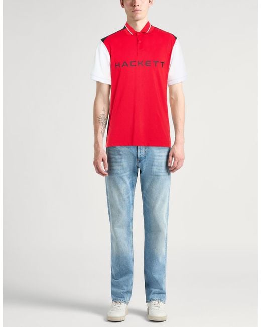 Polo di Hackett in Red da Uomo