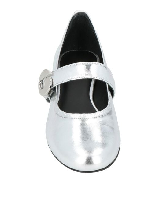 Coperni White Ballet Flats Leather