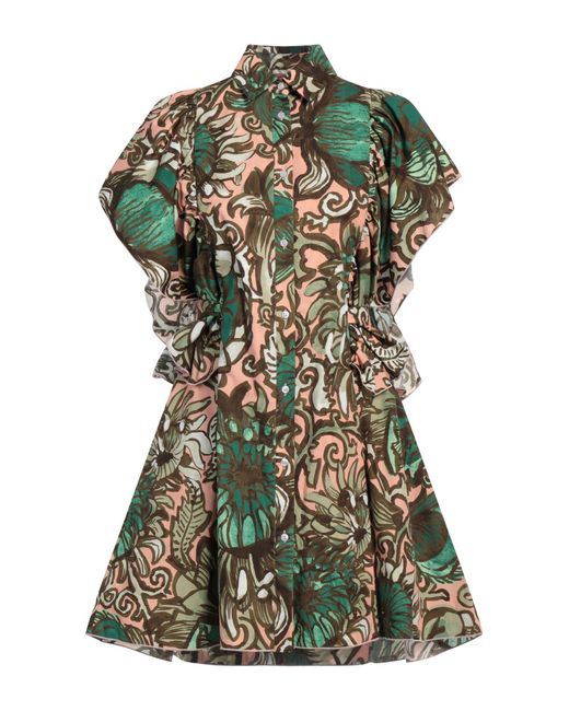 LaDoubleJ Green Mini Dress