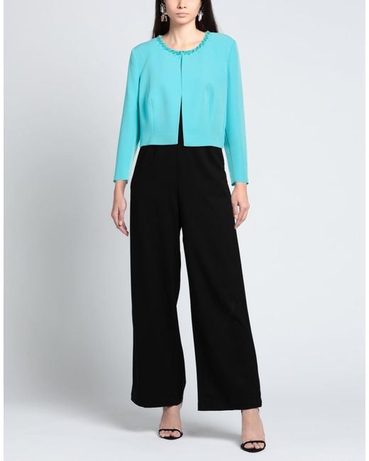 Camilla Blue Jacket Polyester, Elastane