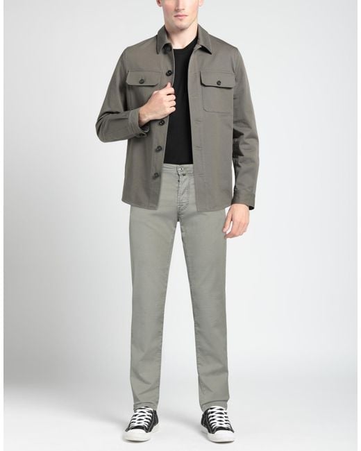 Jacob Cohen Gray Pants for men