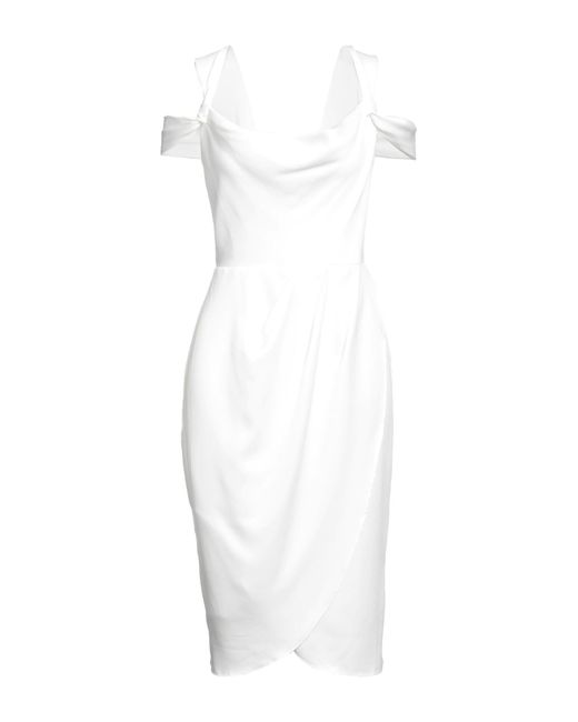 Closet White Midi Dress