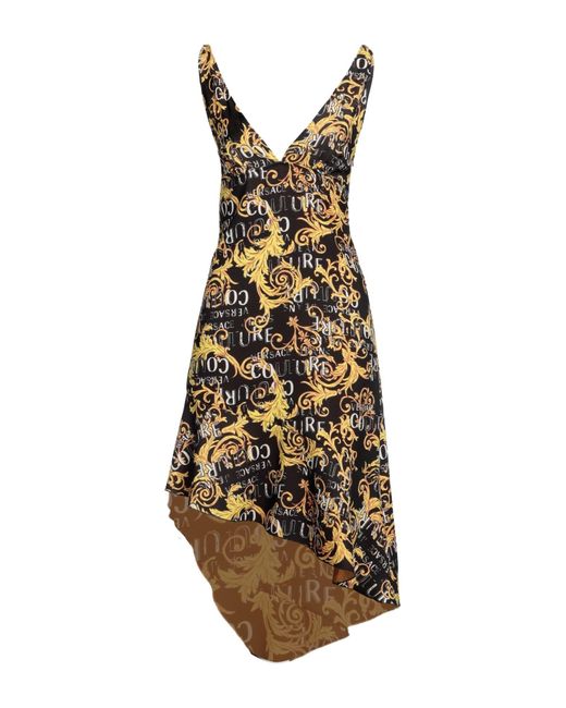 Vestito Midi di Versace Jeans Couture in Metallic