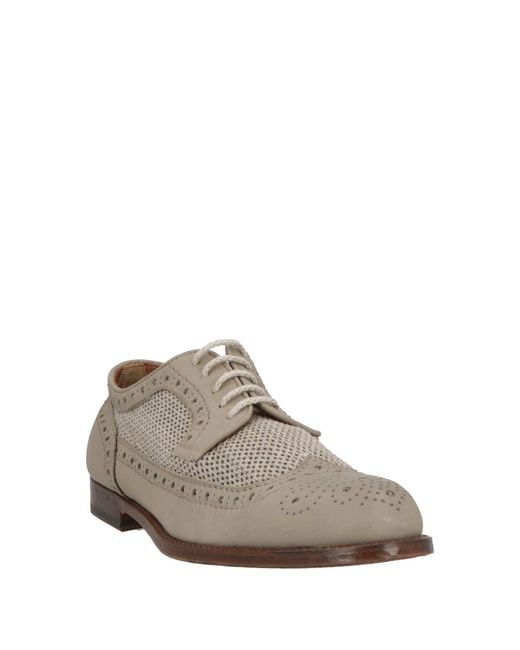 Doucal's Gray Lace-Up Shoes for men