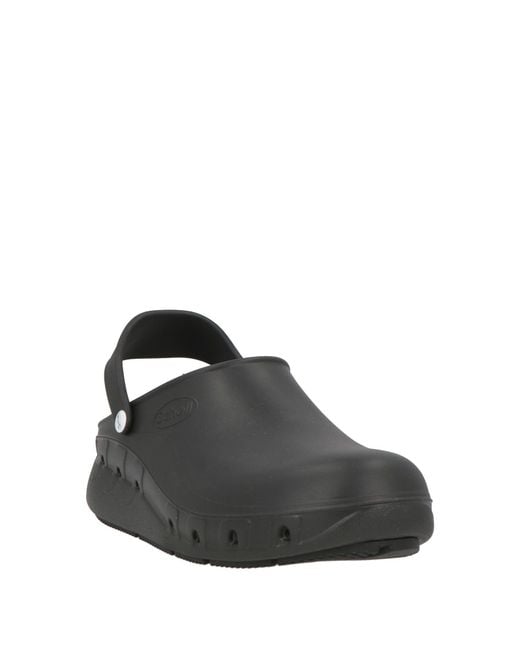 Scholl Black Mules & Clogs Eva (Ethylene for men