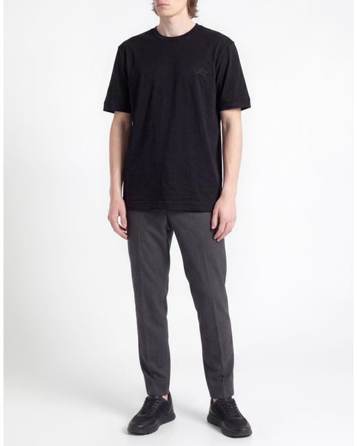 Camiseta Kiton de hombre de color Black