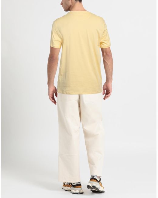 Isaia Yellow T-shirt for men