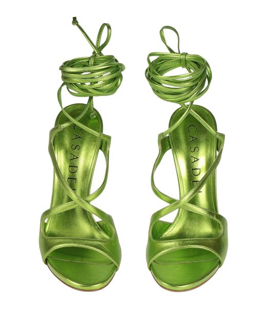 Casadei Green Sandals