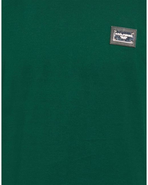 Dolce & Gabbana Green T-Shirts for men