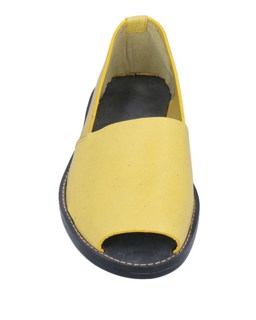 Jil Sander Yellow Loafers for men