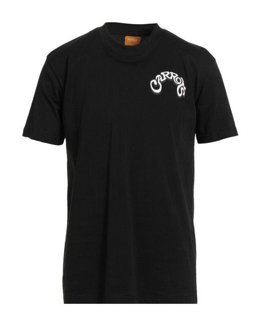 Carrots Black T-shirt for men
