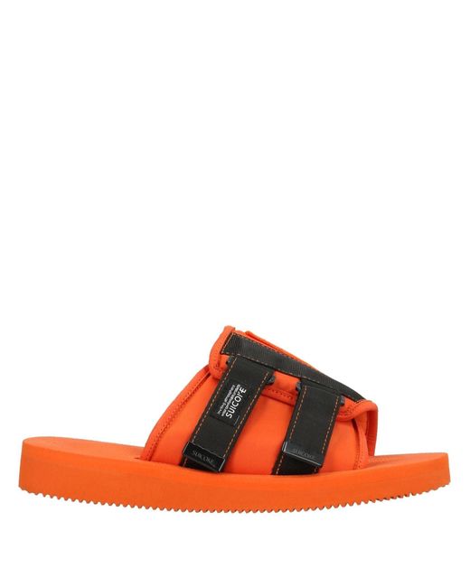 Suicoke Orange Sandals for men