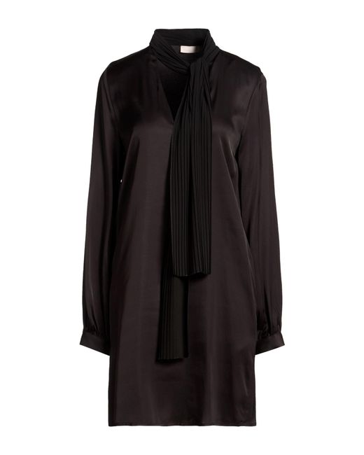 Liu Jo Black Mini Dress Viscose