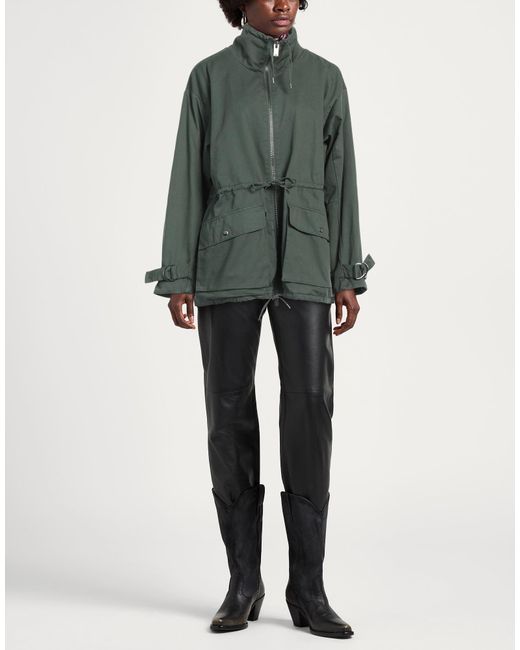 Holzweiler Green Overcoat & Trench Coat