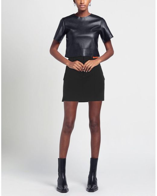 Heron Preston Black Mini Skirt