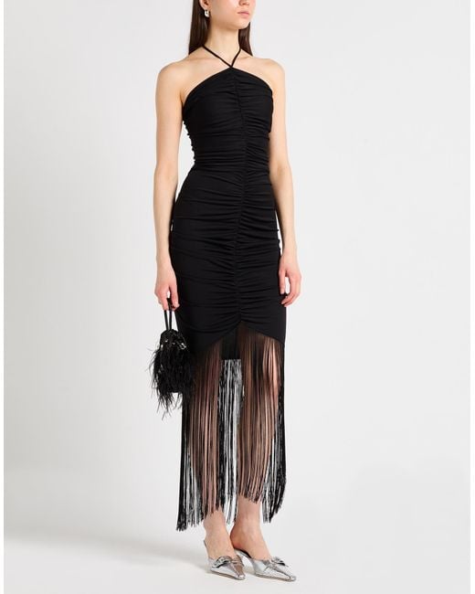 ANDAMANE Black Maxi Dress Polyester, Elastane
