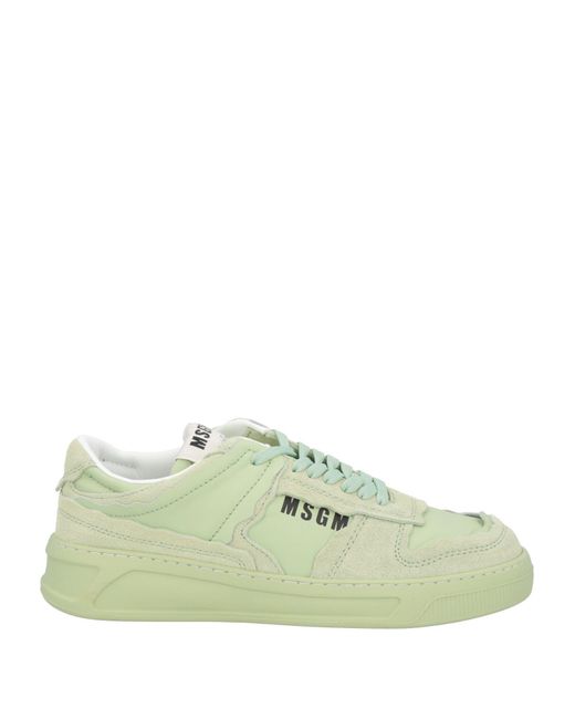 MSGM Green Trainers for men