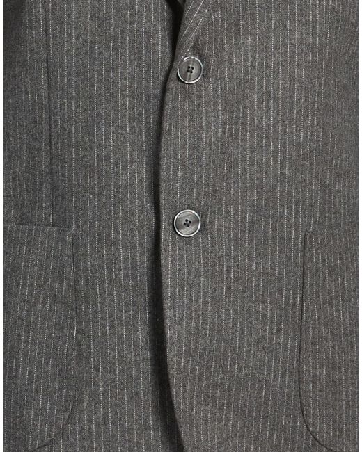 Imperial Gray Blazer Polyester, Viscose, Wool for men