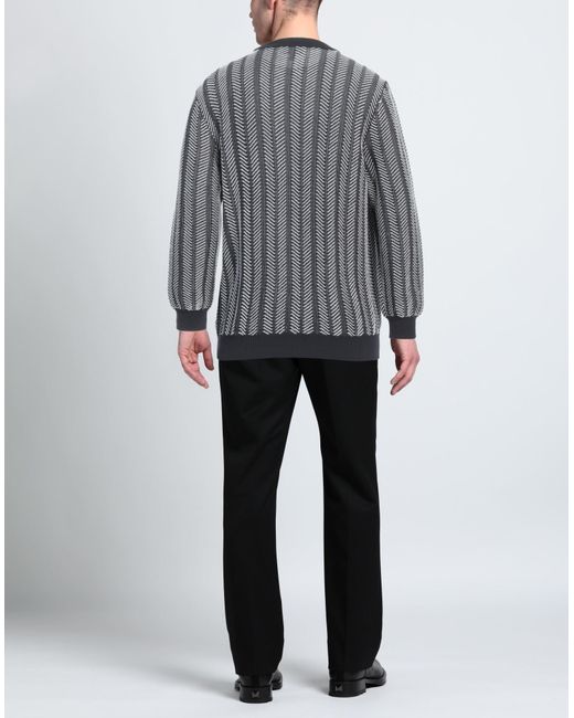 Emporio Armani Gray Sweater for men