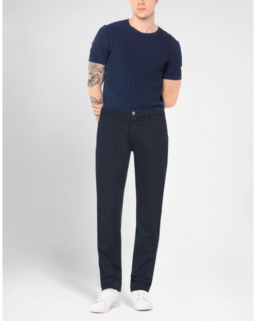 Harmont & Blaine Blue Trouser for men