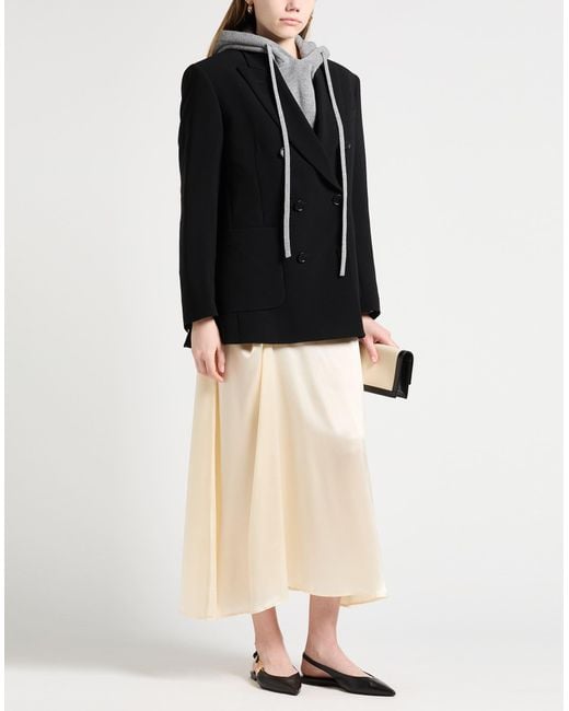 Aspesi Black Blazer Triacetate, Polyester