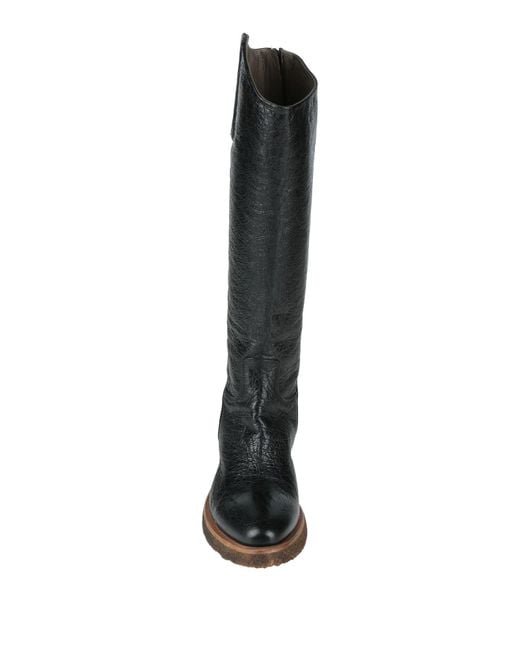Rocco P Black Boot Leather