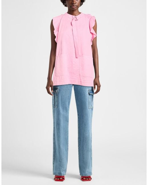 Hache Pink Top Cotton, Elastane