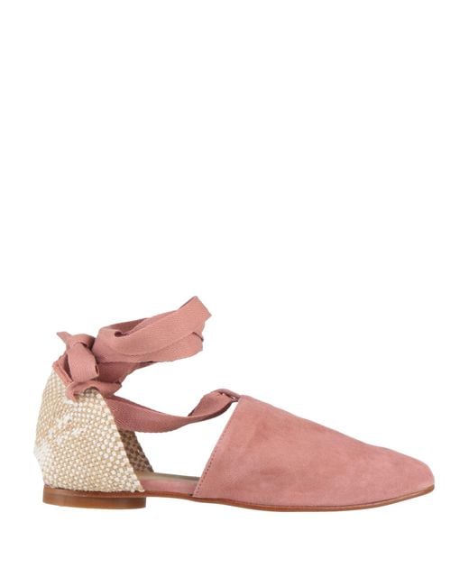 Castaner Pink Ballet Flats