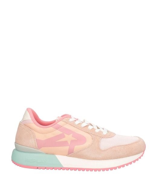 Replay Pink Trainers