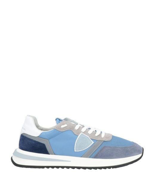 Philippe Model Blue Trainers for men