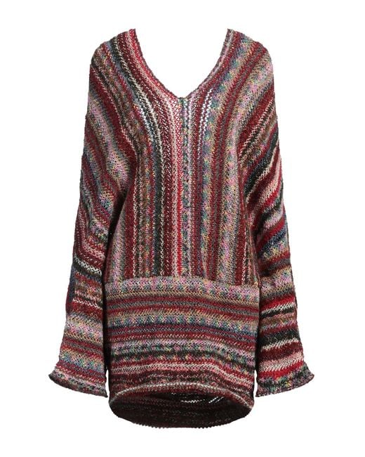 VITELLI Purple Brick Sweater Wool, Polyamide, Polyester