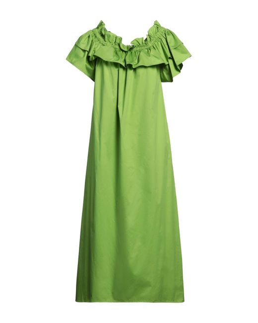 MEIMEIJ Green Midi Dress