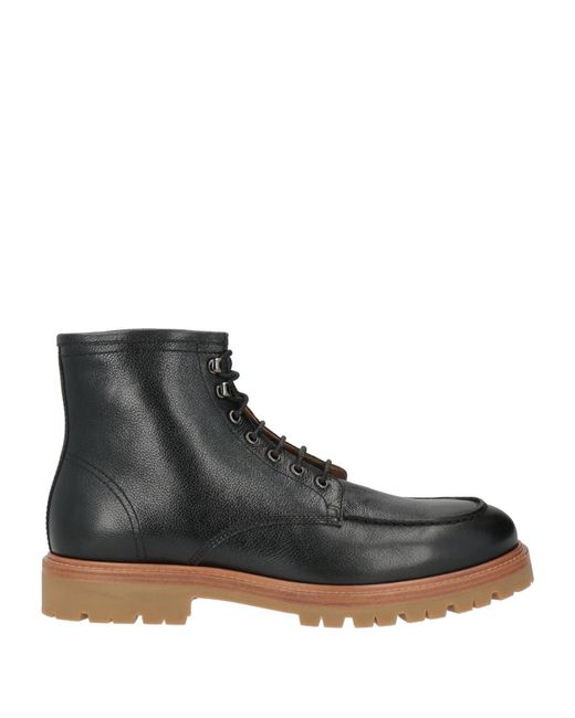 Brunello Cucinelli Black Ankle Boots for men