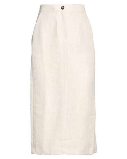 Massimo Alba Natural Midi Skirt