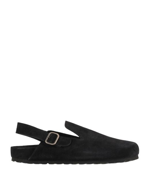 Mules & Zoccoli di Lardini in Black da Uomo