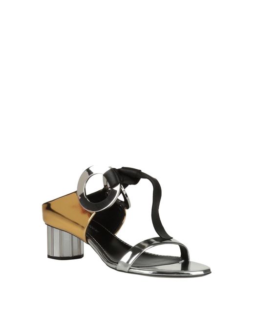 Proenza Schouler Metallic Sandals