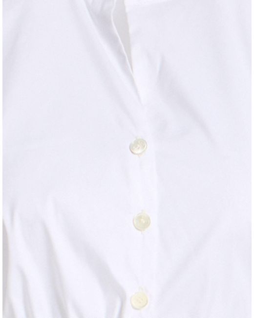 Maison Common White Top Cotton, Polyamide, Elastane