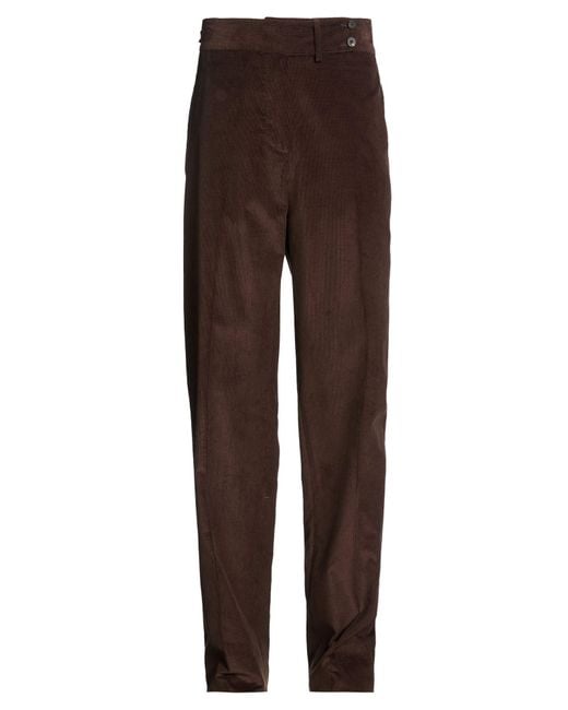 Isaia Brown Trouser for men