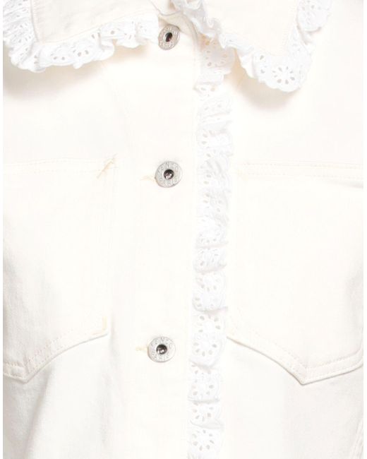 KENZO White Denim Outerwear
