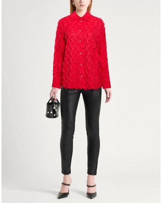 Chemise MSGM en coloris Red