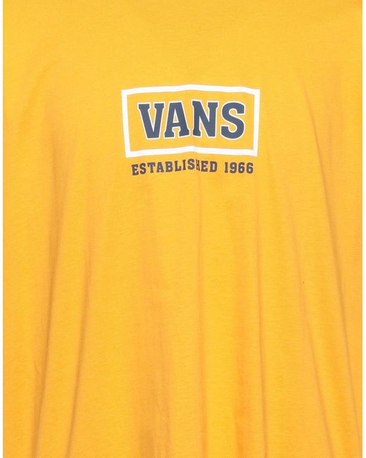 Vans Cotton T-shirt in Orange for Men | Lyst
