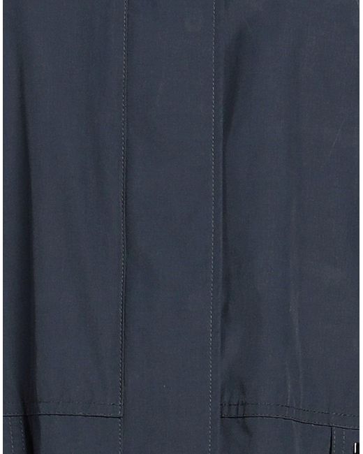 Woolrich Blue Overcoat & Trench Coat
