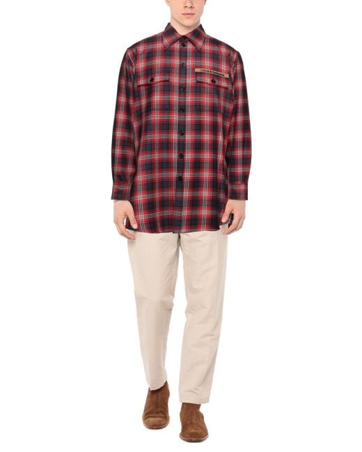 Dolce & Gabbana Red Shirt for men