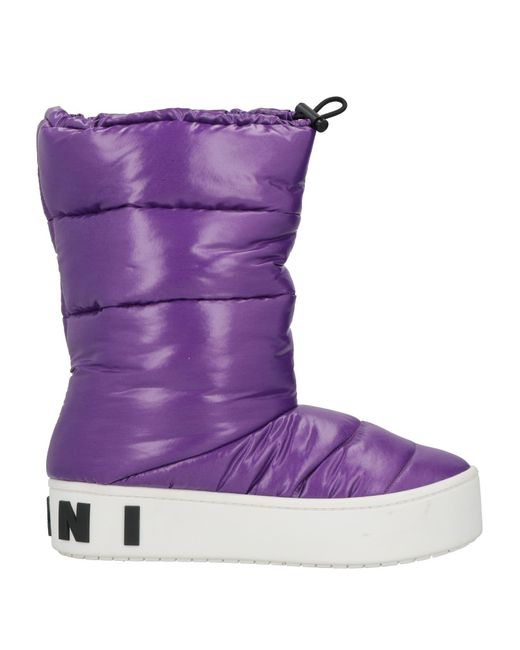 Marni Purple Ankle Boots