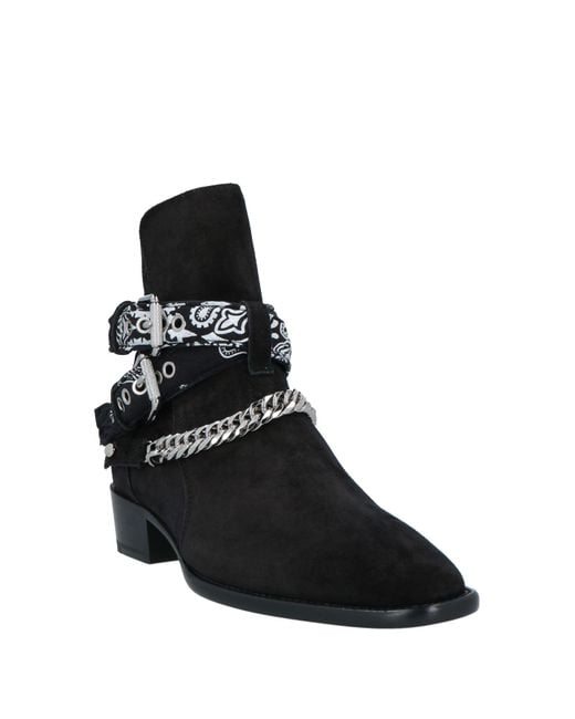 Amiri Black Ankle Boots for men